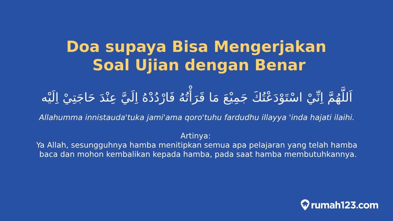 Doa agar Bisa Mengerjakan Soal Ujian dengan Benar Doa agar Bisa Mengerjakan Soal Ujian dengan Benar