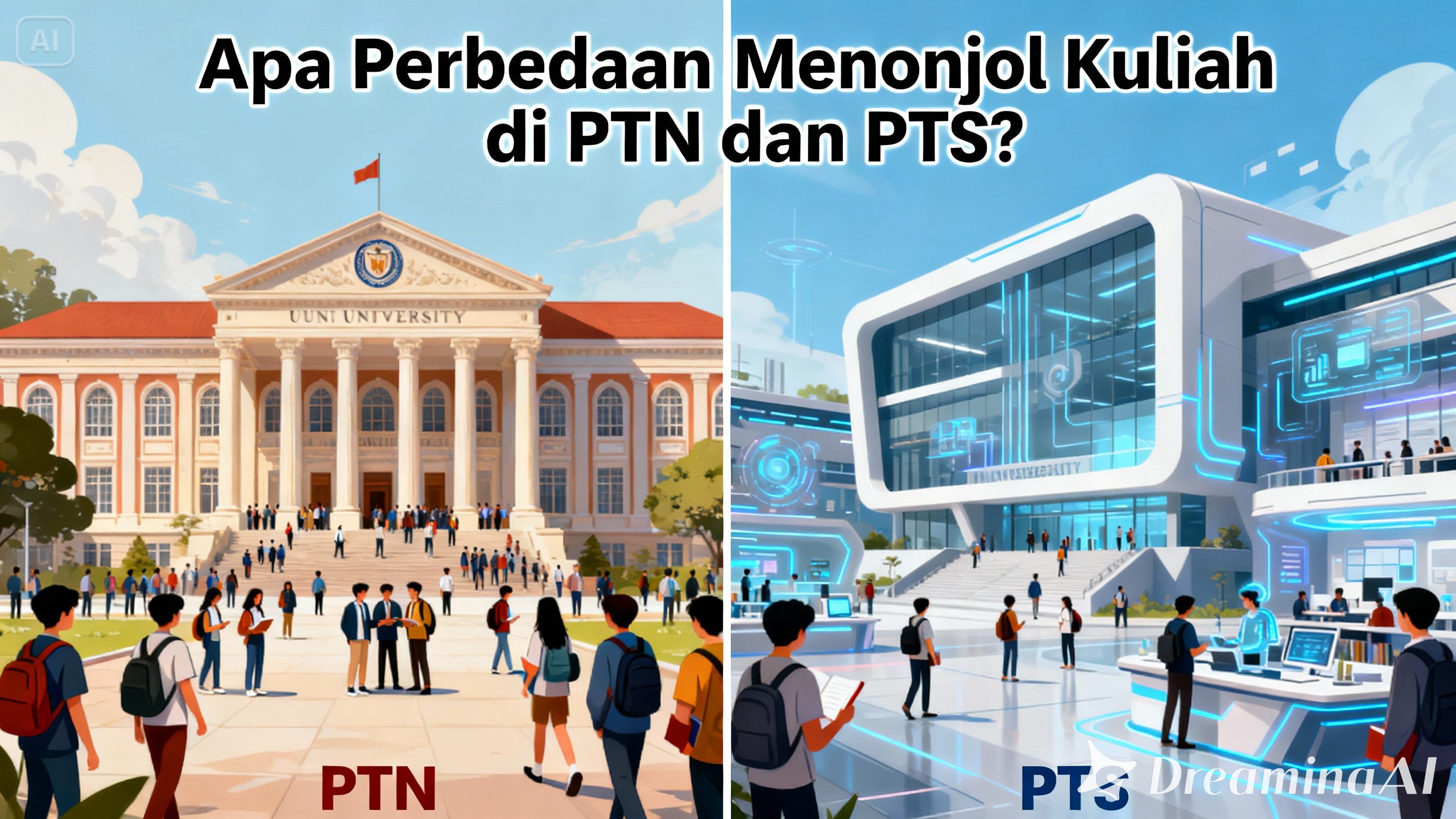 Apa Perbedaan Menonjol Kuliah di PTN dan PTS Apa Perbedaan Menonjol Kuliah di PTN dan PTS